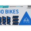 PNW Components Frame Protection & Decals|X Ground Keeper Custom Handlebar Decal Kit (Pacific Blue) (For Loam and Range Gen 4)