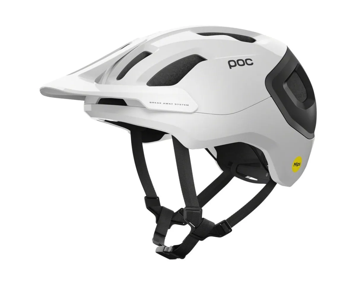 POC Helmets|Helmets|Axion Race MIPS Helmet (White/Matte Black) (L)