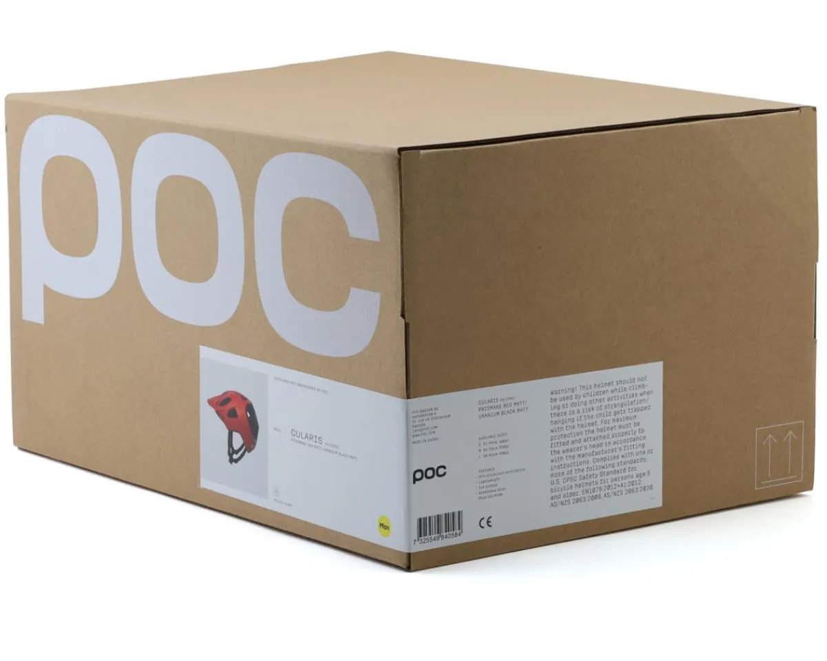 POC Helmets|Clothing Sale|Cularis MIPS Helmet (Prismane Red Matte/Uranium Black Matte) (M)
