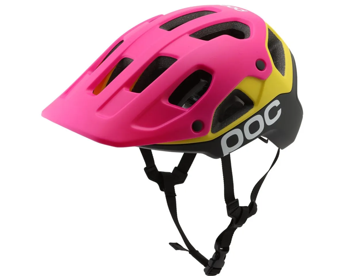 POC Helmets|Helmets|Cularis Pure MIPS Helmet (Matte Rhos Red/Citrine Yellow) (S)