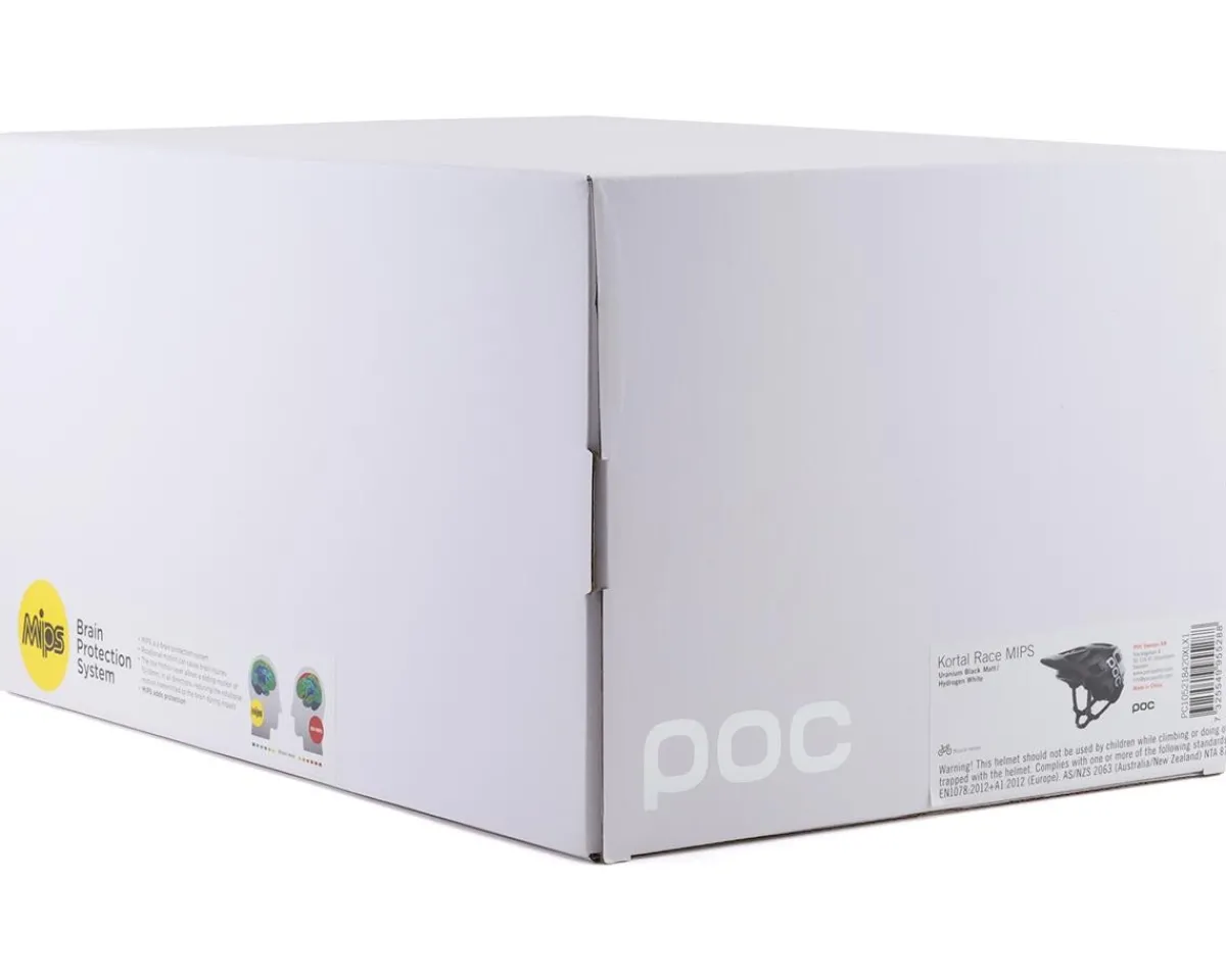 POC Helmets|Clothing Sale|Kortal Race MIPS Helmet (Uranium Matte Black/Hydrogen White) (XS/S)