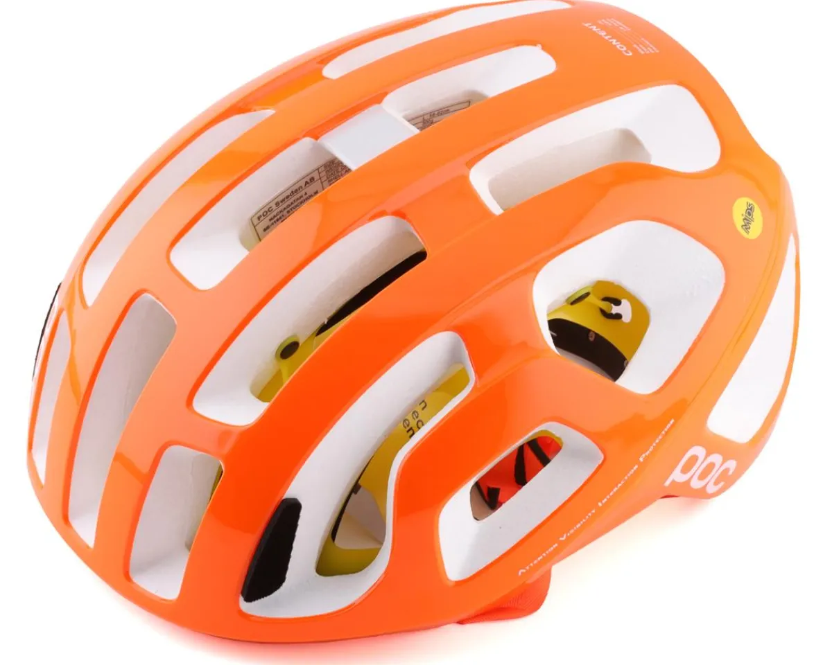 POC Helmets|Helmets|Octal MIPS Helmet (Fluorescent Orange AVIP) (M)