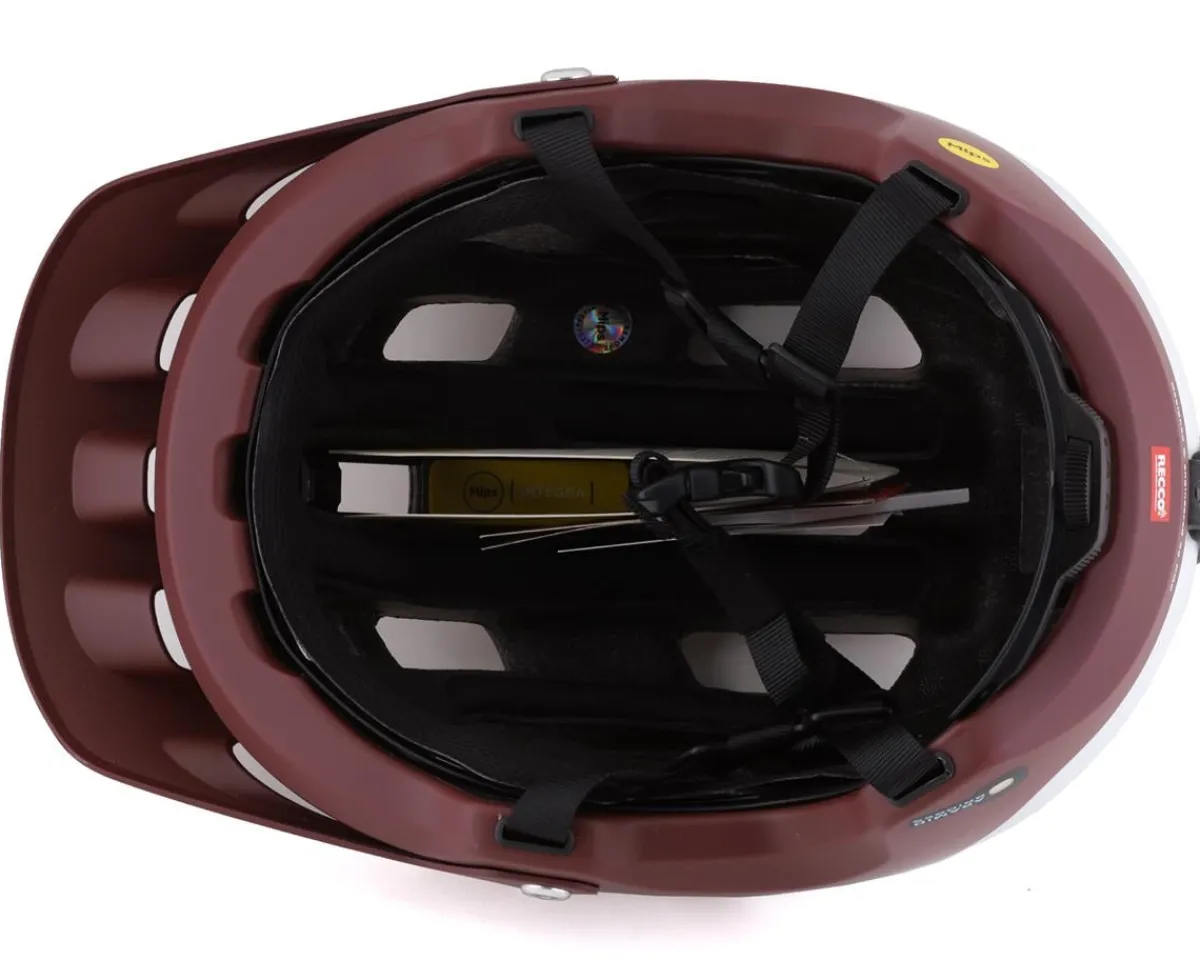 POC Helmets|Holiday Shopping|Tectal Race MIPS Helmet (Garnet Red/Hydrogen White Matte) (M)