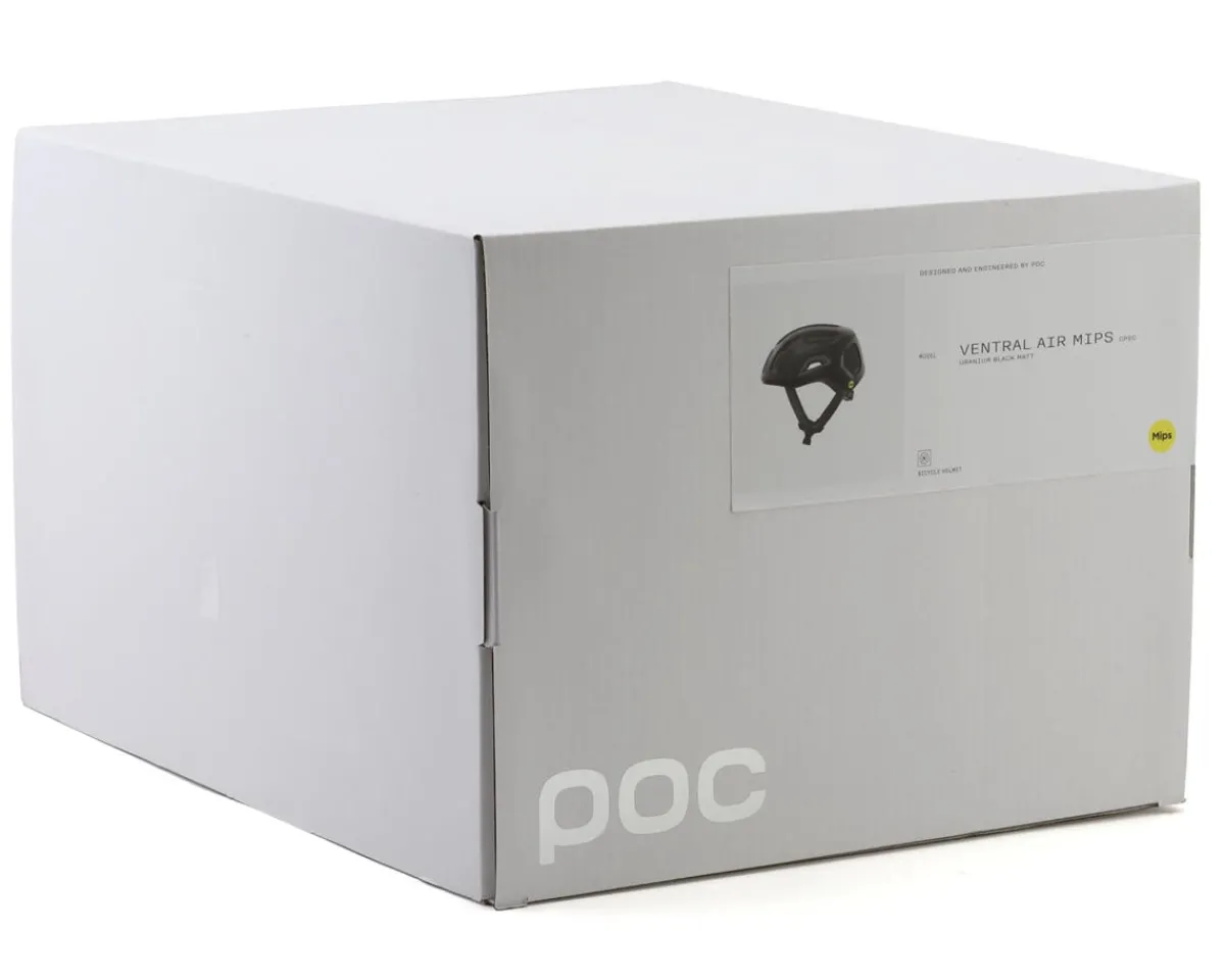 POC Helmets|Helmets|Ventral Air MIPS Helmet (Uranium Black Matte) (L)