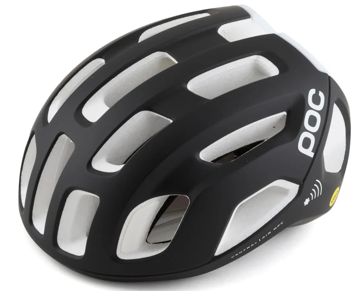 POC Helmets|Helmets|Ventral Air MIPS NFC Helmet (Uranium Black/Hyrdrogen White Matte) (S)