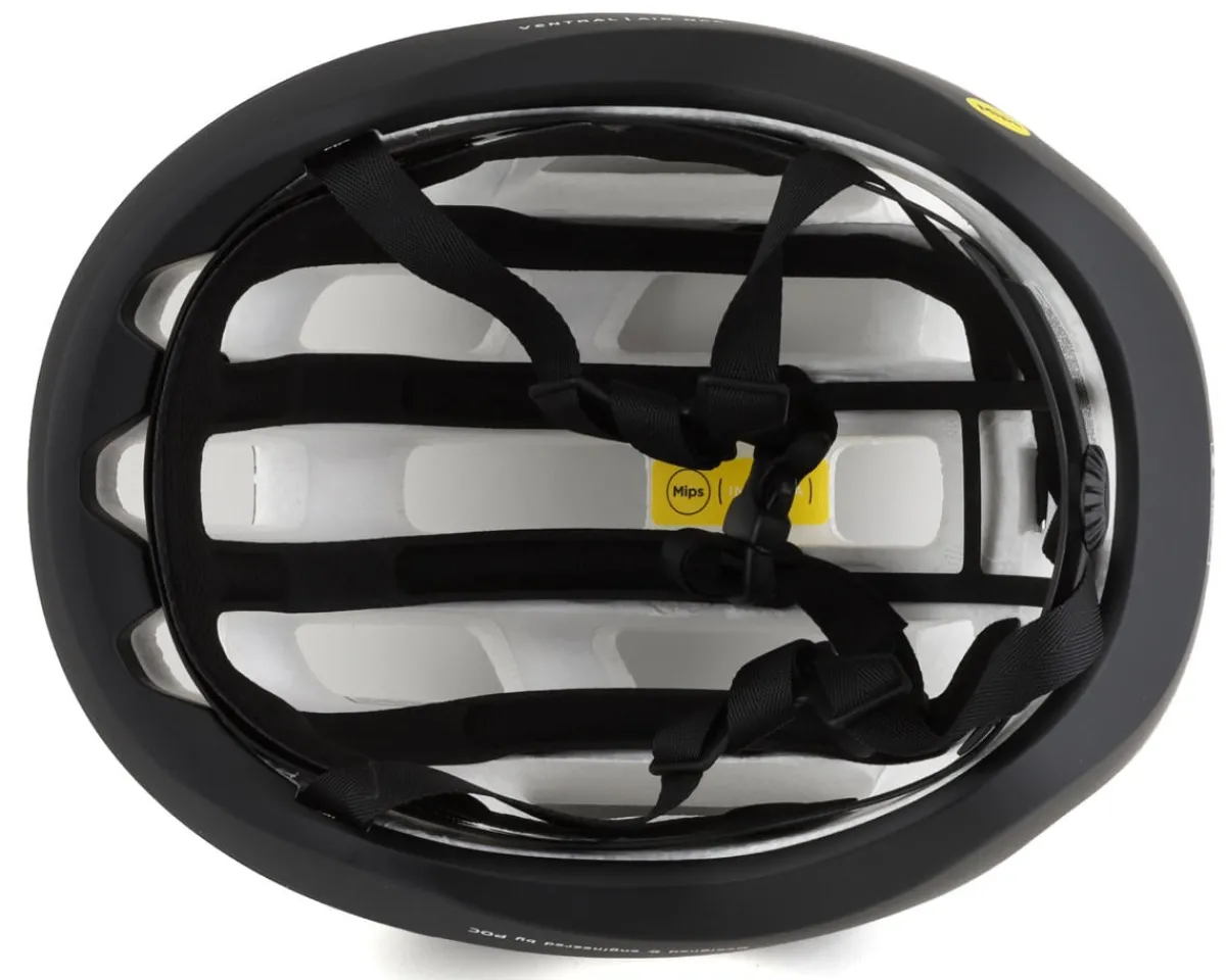 POC Helmets|Helmets|Ventral Air MIPS NFC Helmet (Uranium Black/Hyrdrogen White Matte) (S)