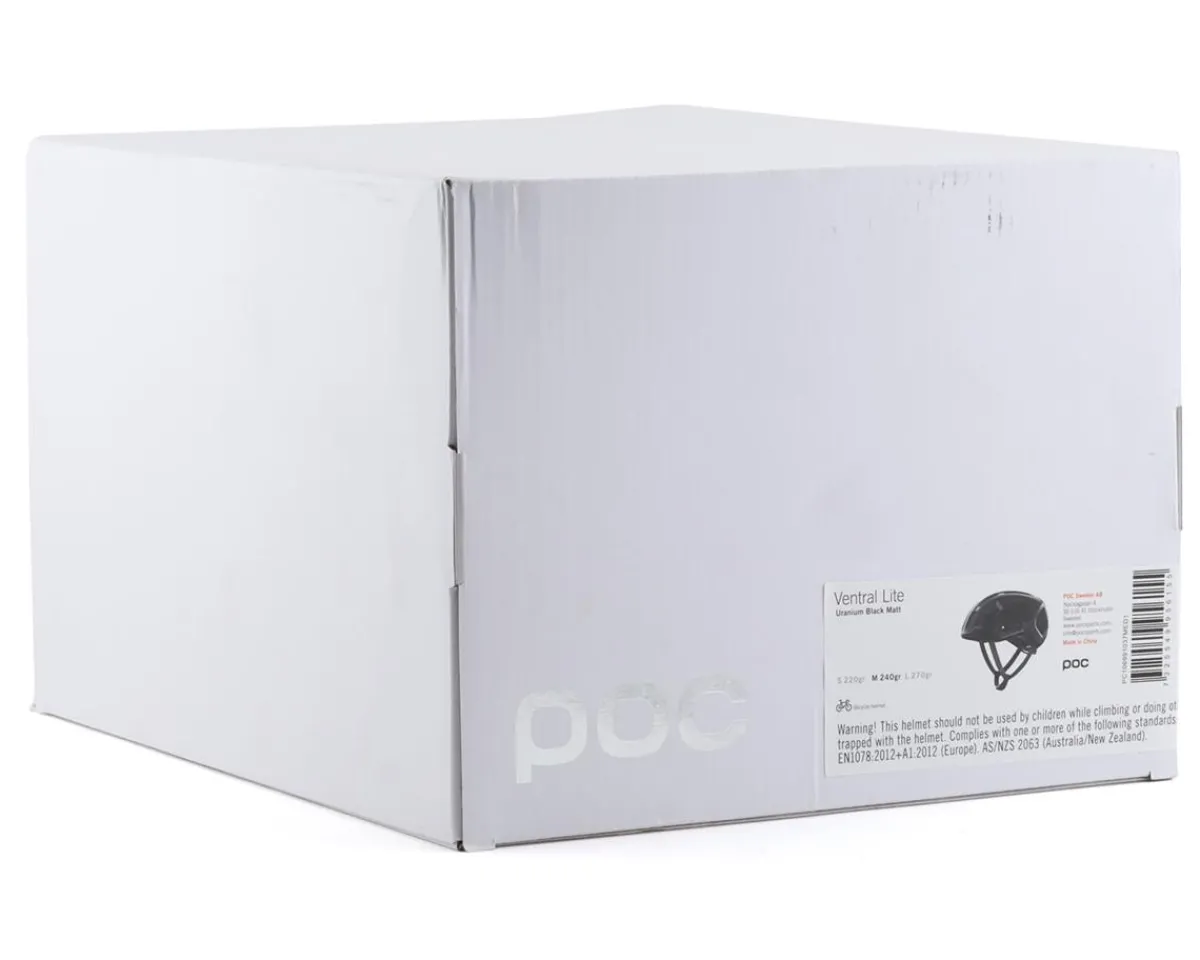 POC Helmets|Helmets|Ventral Lite Helmet (Uranium Black Matte) (S)