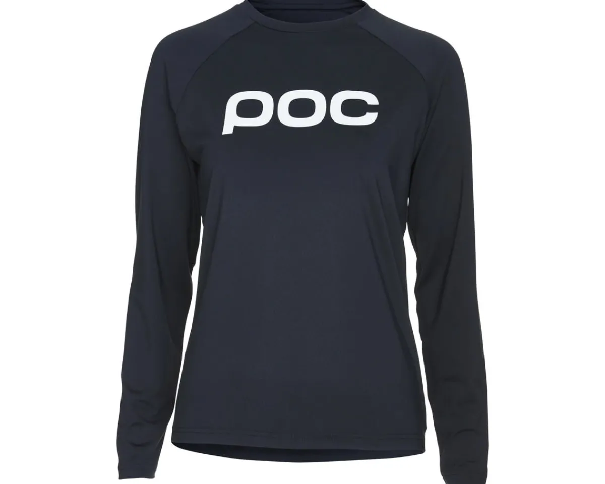 POC Women'S|Jerseys|Women's Reform Enduro Long Sleeve Jersey (Uranium Black) (L)