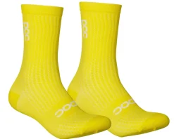 POC Clothing Accessories|High Vis & Reflective|Y's Essential Youth Road Socks (Aventurine Yellow) (Youth M)