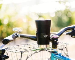 Portland Design Works Bottle Cages & Mounts|Bar-ista Coffee Holder (Black) (22 - 26mm)
