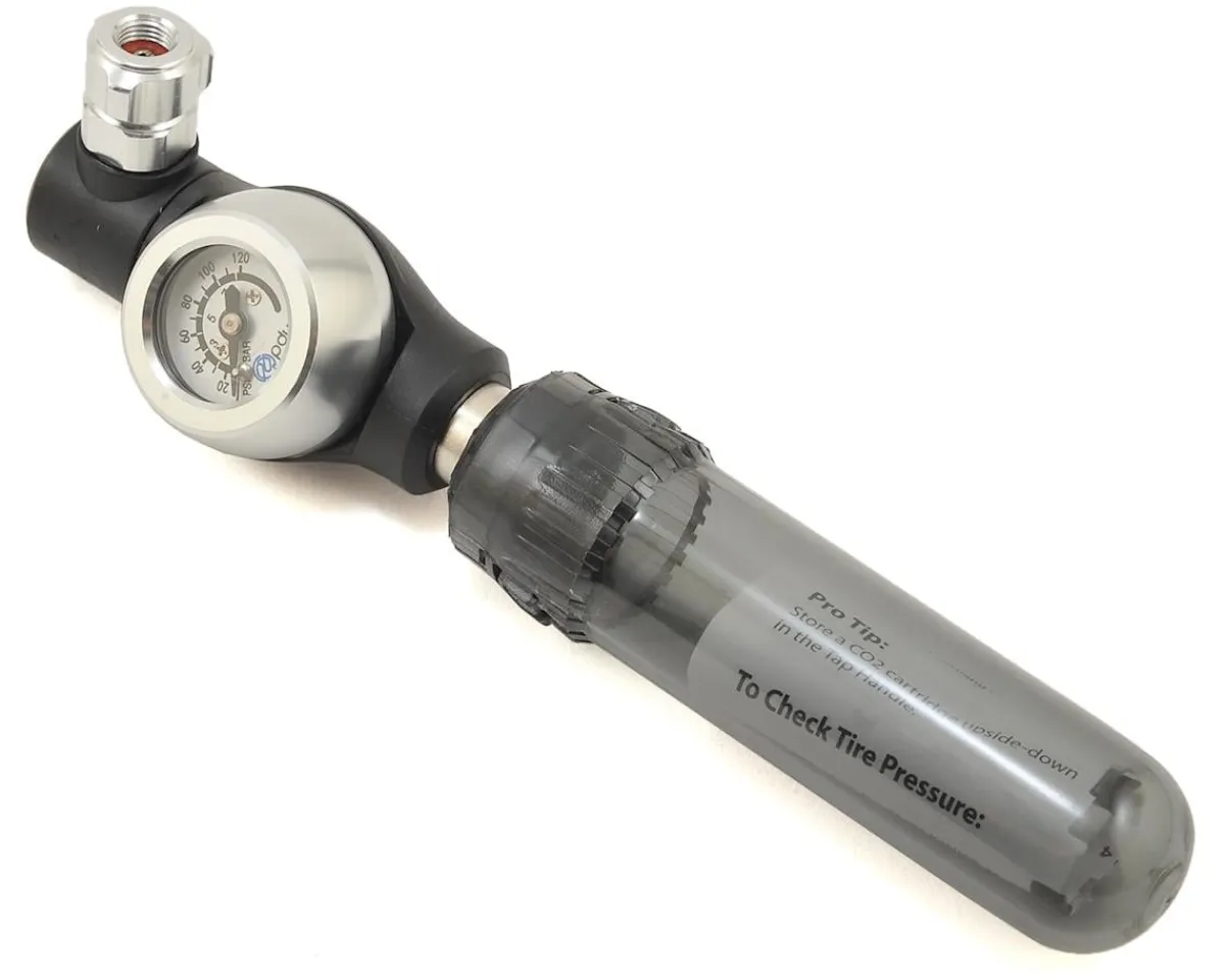 Portland Design Works Pumps & Co2|Pumps & Co2|BARkeep CO2 Inflator w/ Gauge (Black)