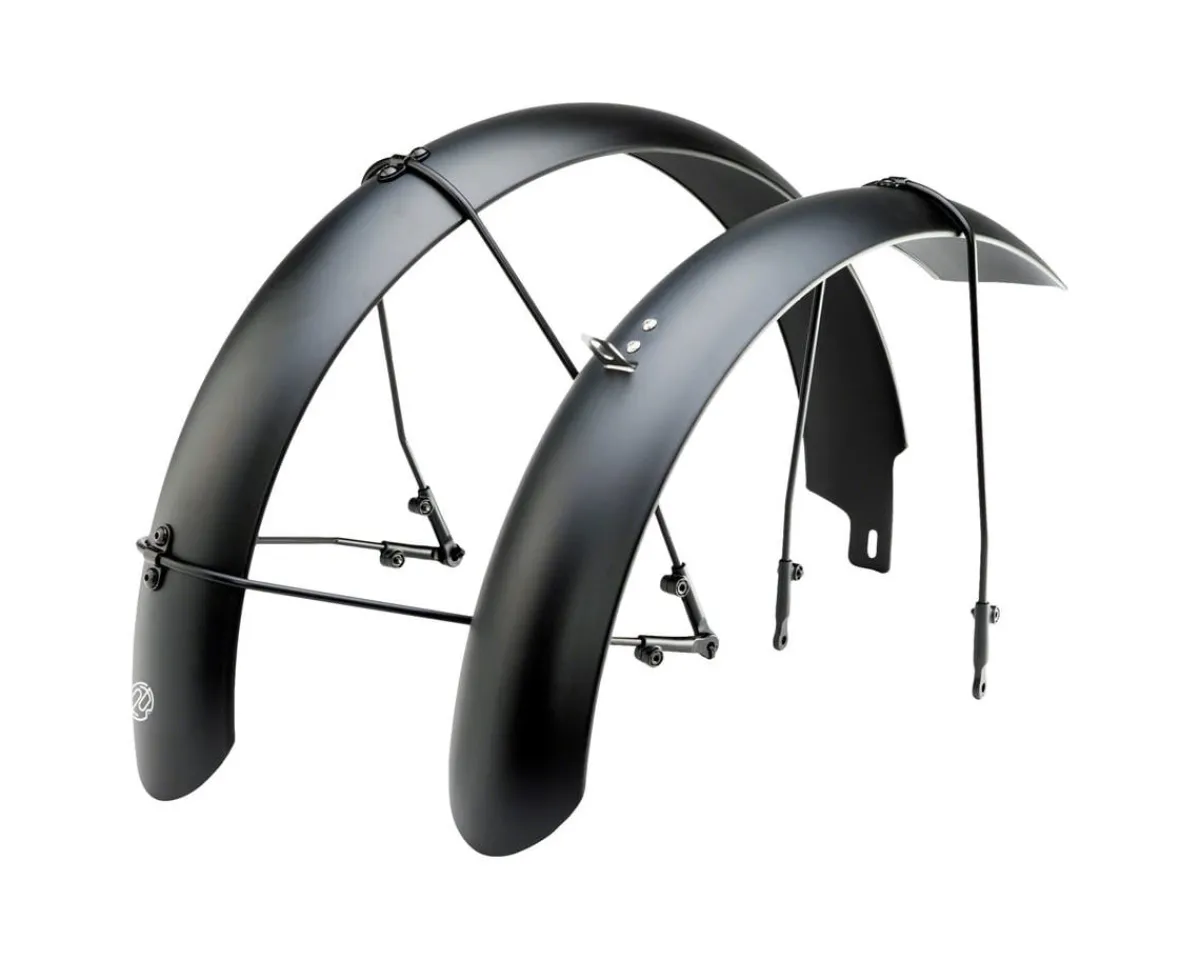 Portland Design Works Racks, Fenders, & Trailers|E-Bike Fender Set (Black) (Fits up to 20 x 2.6")