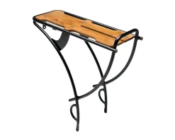 Portland Design Works Racks, Fenders, & Trailers|Loading Dock Rear Rack w/ Bamboo Deck (Brown/Black) (Alloy)