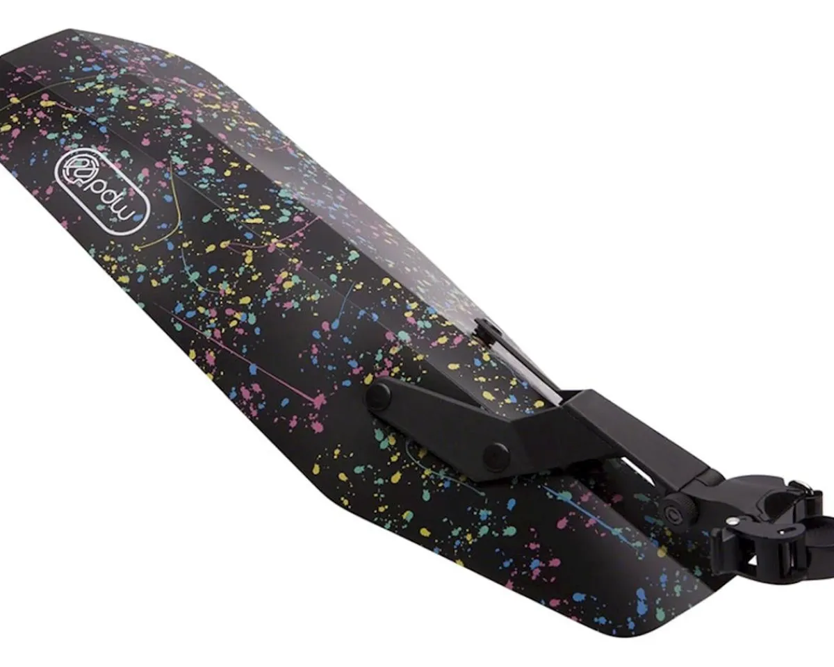 Portland Design Works Racks, Fenders, & Trailers|Mud Shovel 6.5 Fenders (Black/Splatter) (Rear)