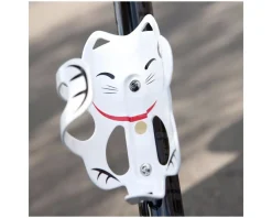 Portland Design Works Bottle Cages & Mounts|The Lucky Cat Water Bottle Cage (White)