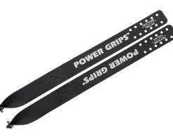 Power Grips Pedals & Cleats|Fixie Straps (Black) (Pair) (375mm) (w/ Hardware)