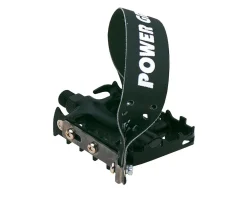 Power Grips Pedals & Cleats|MTB Pedals (Black) (w/ Strap)