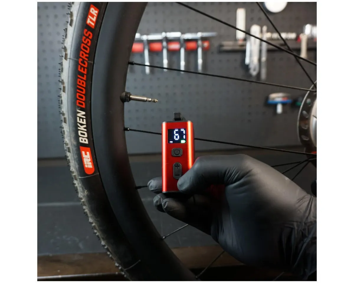 Prestacycle Pumps & Co2|Pumps & Co2|Prestaflator GO Lite Tire Inflator (Red)