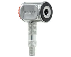 Prestacycle Pumps & Co2|Pumps & Co2|Pro Presta Head (Silver) (Also Works w/Clik)