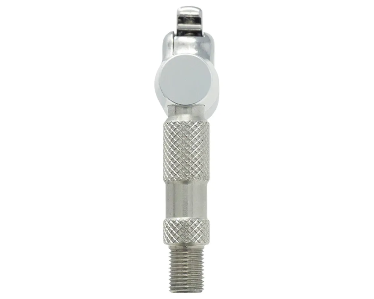 Prestacycle Pumps & Co2|Pumps & Co2|Pro Schrader Head (Silver)
