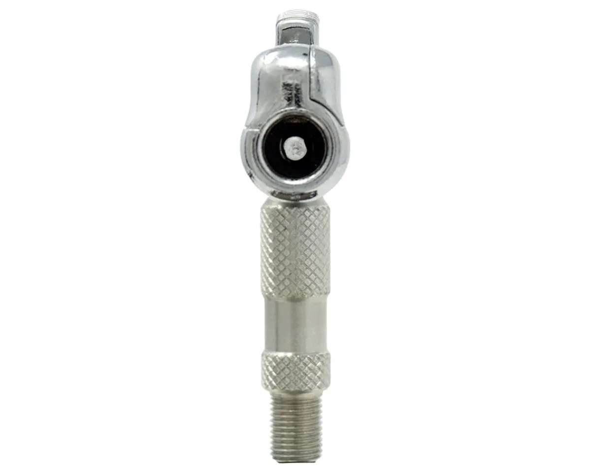 Prestacycle Pumps & Co2|Pumps & Co2|Pro Schrader Head (Silver)