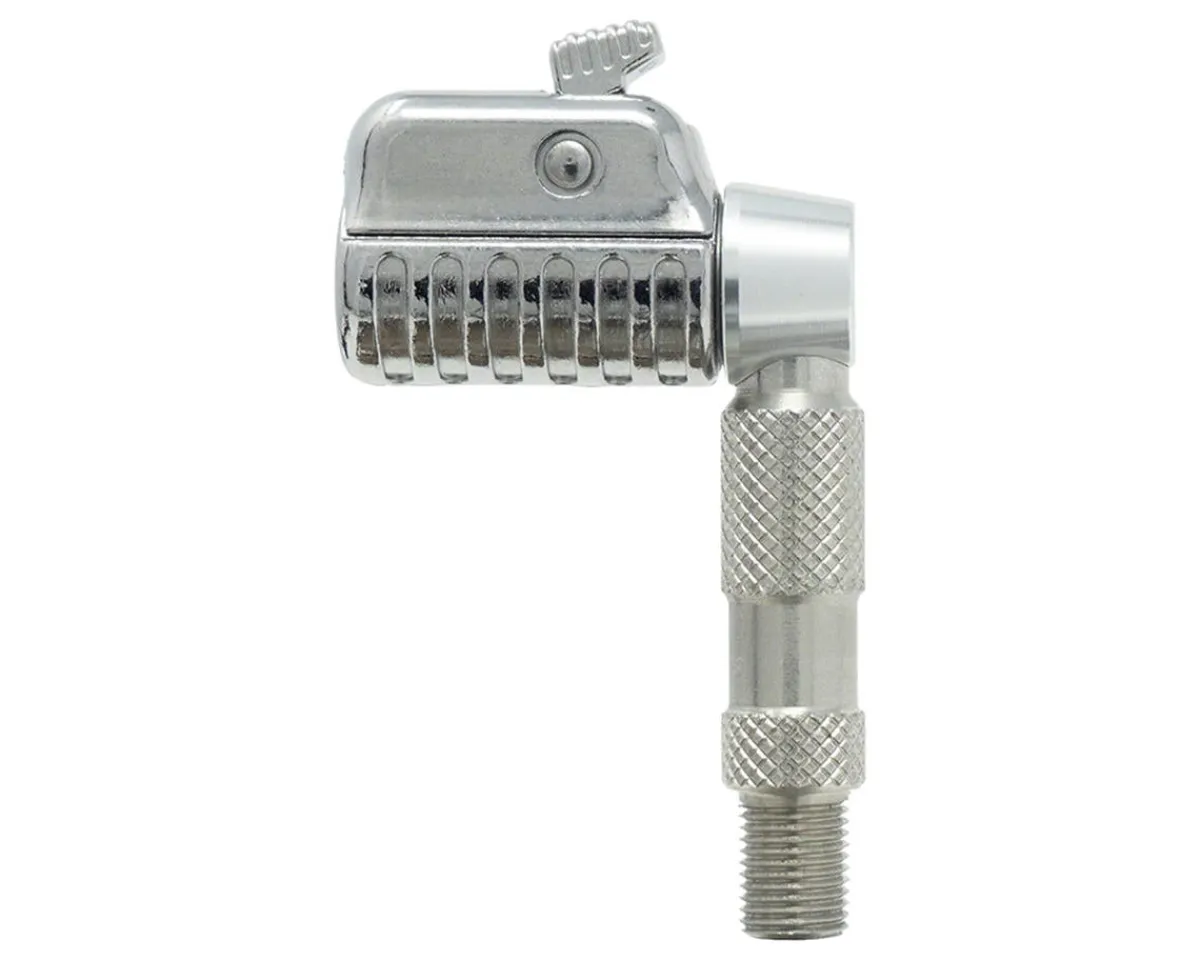Prestacycle Pumps & Co2|Pumps & Co2|Pro Schrader Head (Silver)