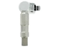 Prestacycle Pumps & Co2|Pumps & Co2|Pro Schrader Head (Silver)