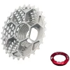 Prestacycle Cassettes|Uniblock Pro Cassette (Silver) (12-Speed) (Shimano HG) (11-30T)