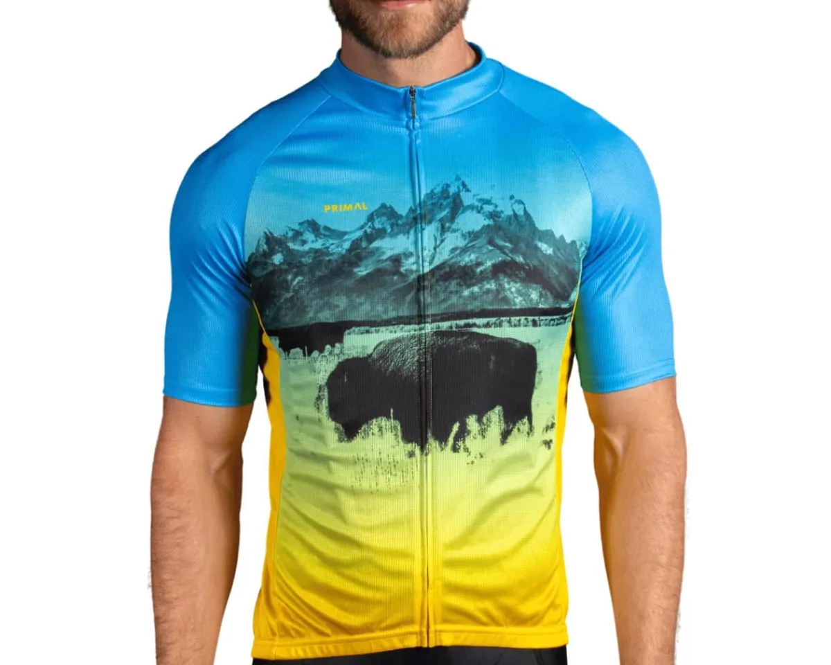Primal Wear Clothing Sale|Jerseys|Men's Prisma Short Sleeve Jersey (Grand Teton National Park) (S)
