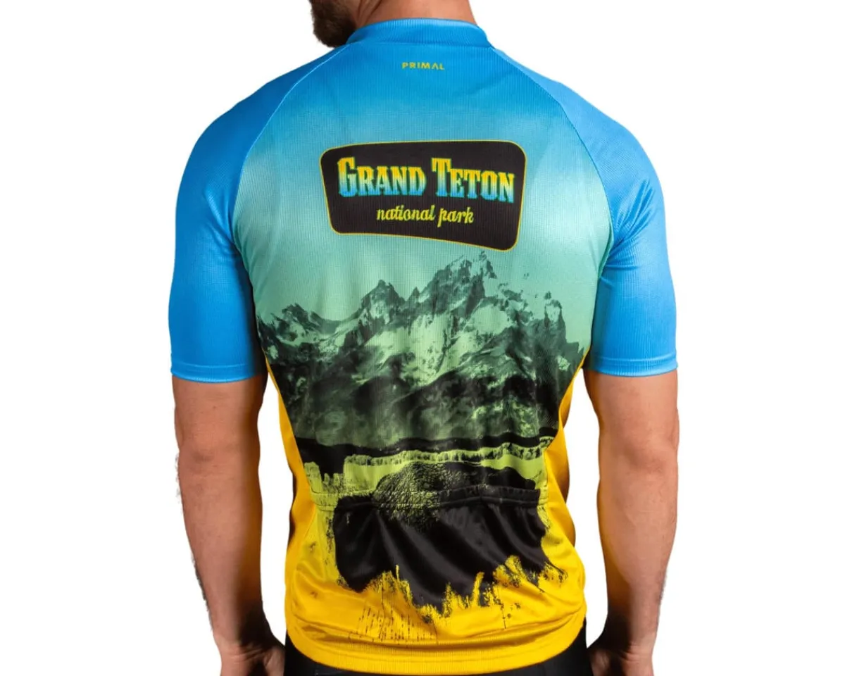 Primal Wear Clothing Sale|Jerseys|Men's Prisma Short Sleeve Jersey (Grand Teton National Park) (S)