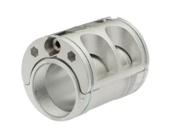 Problem Solvers Bottom Brackets & Parts|Bushnell Eccentric Lightweight Bottom Bracket (Silver) (68mm x 54mm)