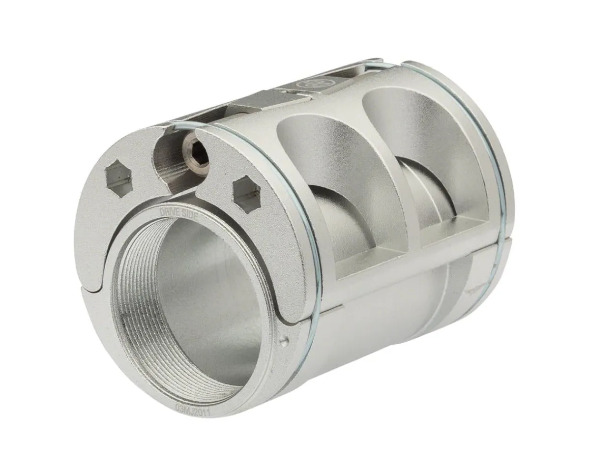Problem Solvers Bottom Brackets & Parts|Bushnell Eccentric Lightweight Bottom Bracket (Silver) (68mm x 54mm)