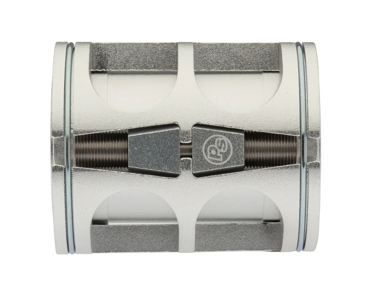 Problem Solvers Bottom Brackets & Parts|Bushnell Eccentric Lightweight Bottom Bracket (Silver) (68mm x 54mm)
