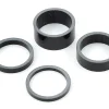 PRO Headsets & Spacers|1-1/8" Carbon Headset Spacer Set (Black) (3, 5, 10, 20mm)