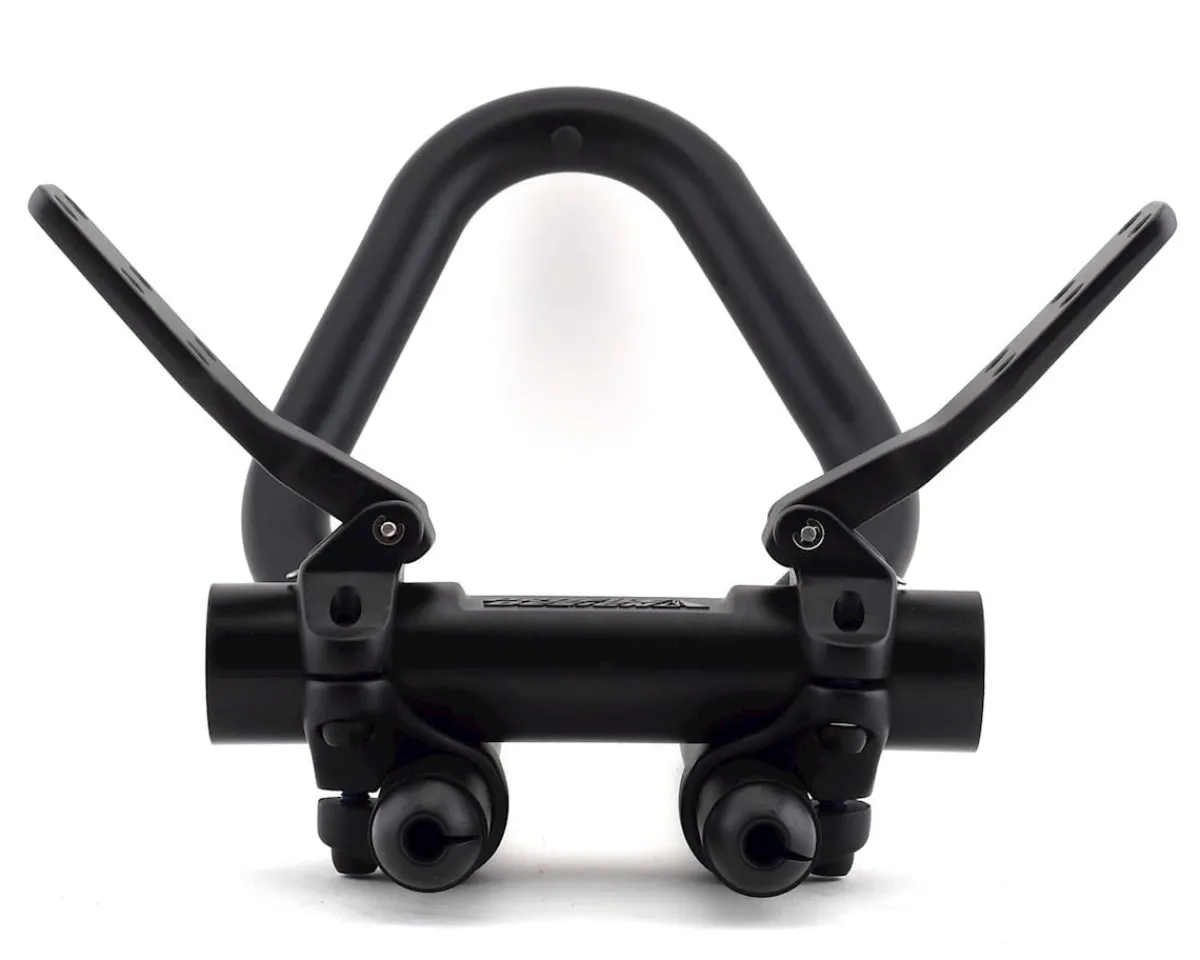 Profile Design Handlebars|Airstryke II Aluminum Aerobar (Black) (Ergo Armrests, L2 Flip-Up Bracket)