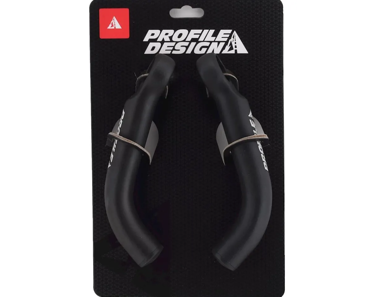 Profile Design Handlebars|Brief Bar Ends (Black)