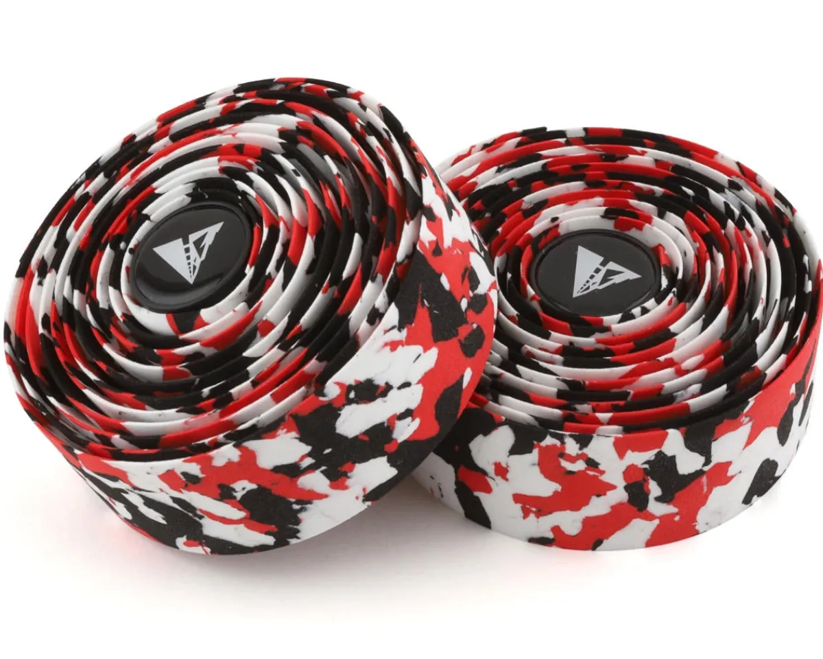 Profile Design Grips & Handlebar Tape|Cork Handlebar Tape (Black/Red/White Splash)