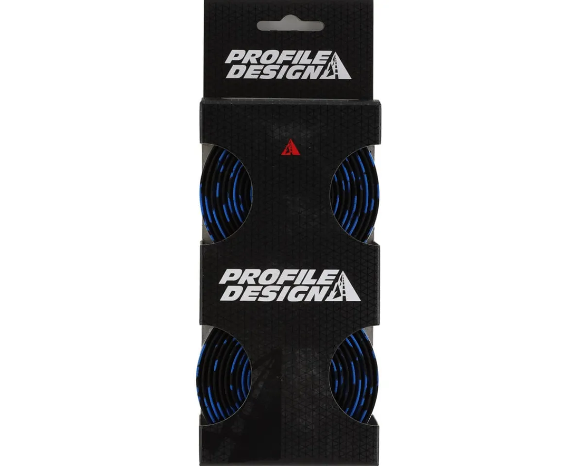 Profile Design Grips & Handlebar Tape|Cork Wrap Handlebar Tape (Black/Blue Splash)