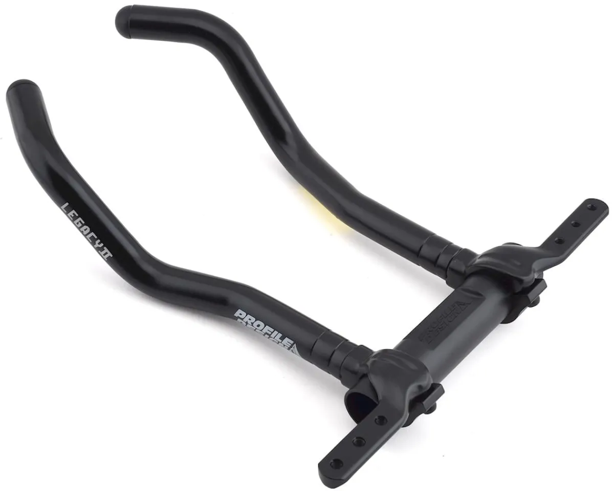 Profile Design Handlebars|Holiday Shopping|Legacy II Aluminum Aerobar (Black) (w/ ZB Bracket & Venturi Armrest)