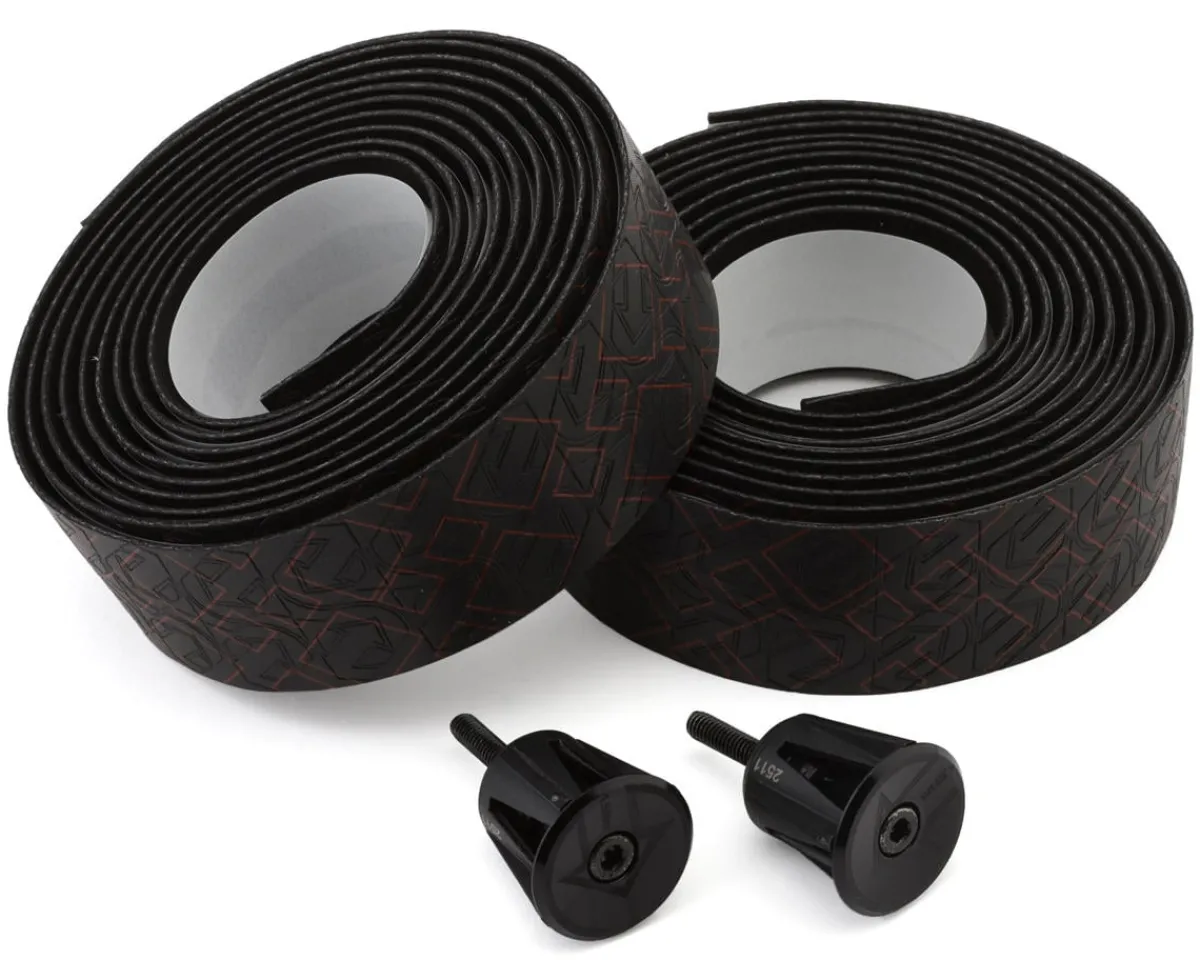 PRO Grips & Handlebar Tape|Peaked Team Handlebar Tape (Black/Red) (2.5mm Thickness)