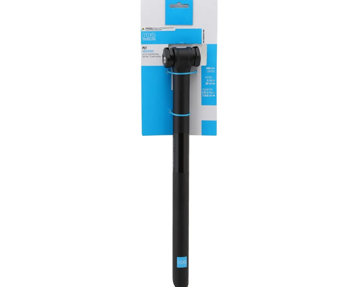 PRO Seatposts & Clamps|PLT Seatpost (Black) (27.2mm) (400mm) (0mm Offset)