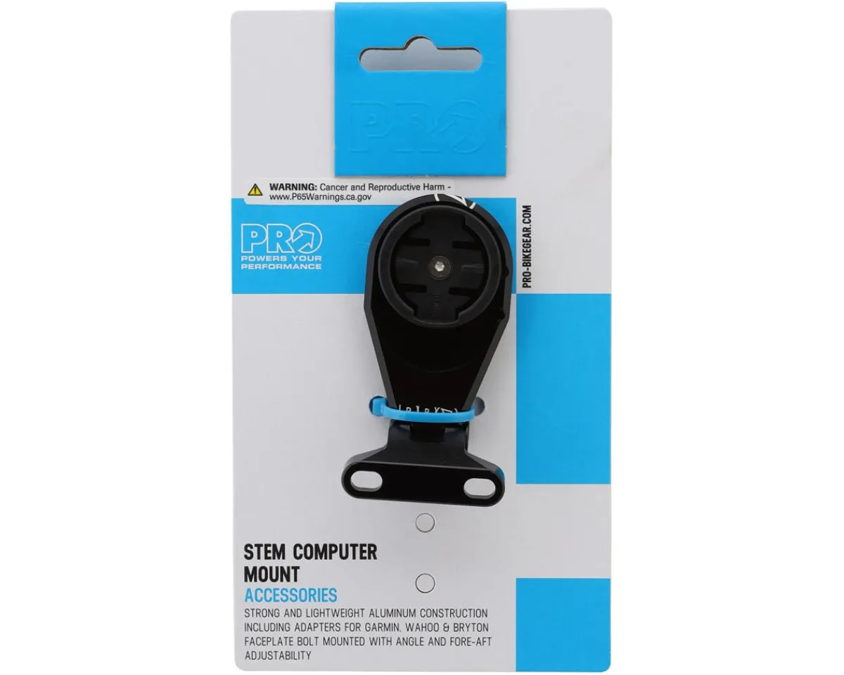 PRO Mounts & Handlebar Accessories|Stem Computer Mount (Black)