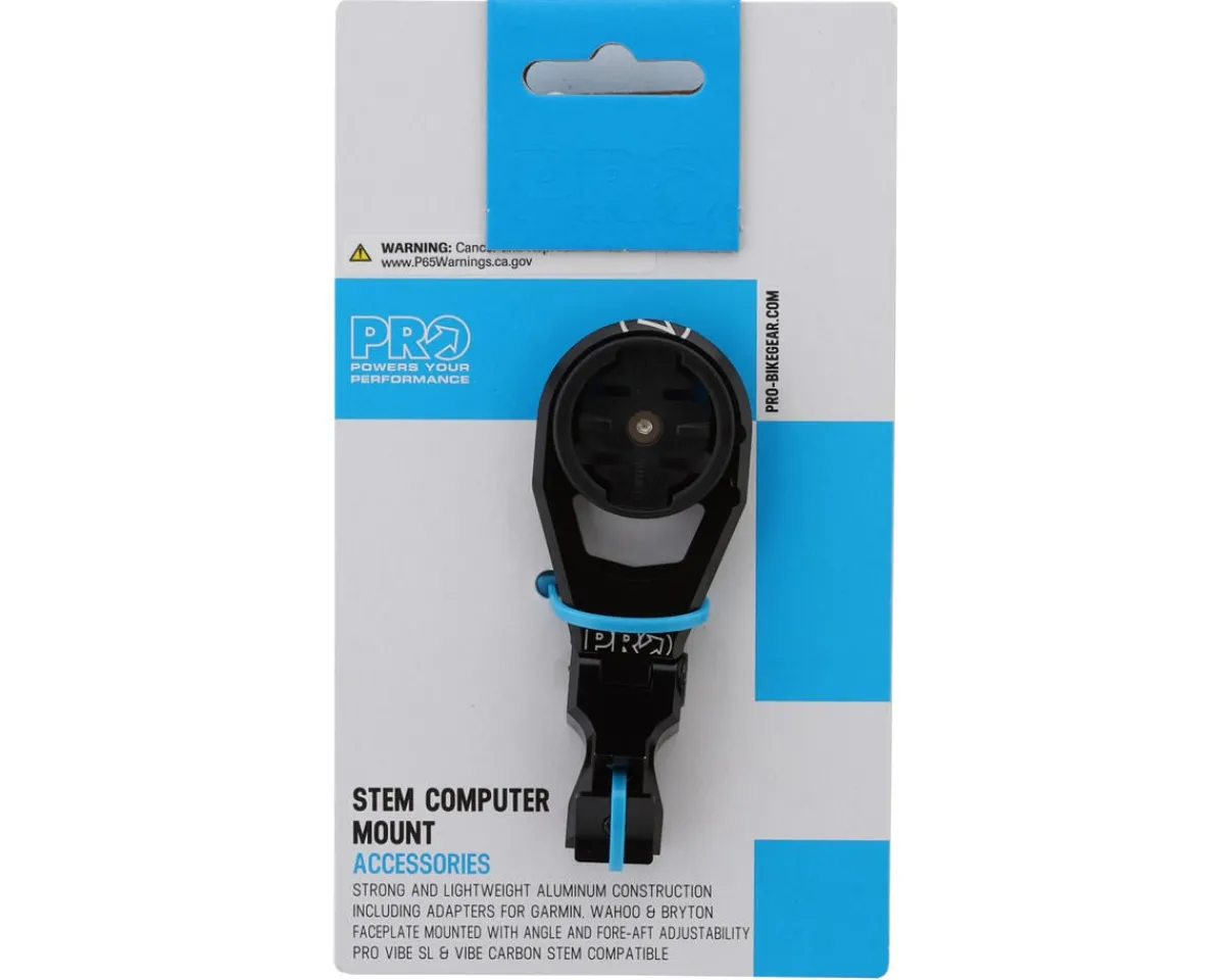PRO Mounts & Handlebar Accessories|Stem Computer Mount (Black)