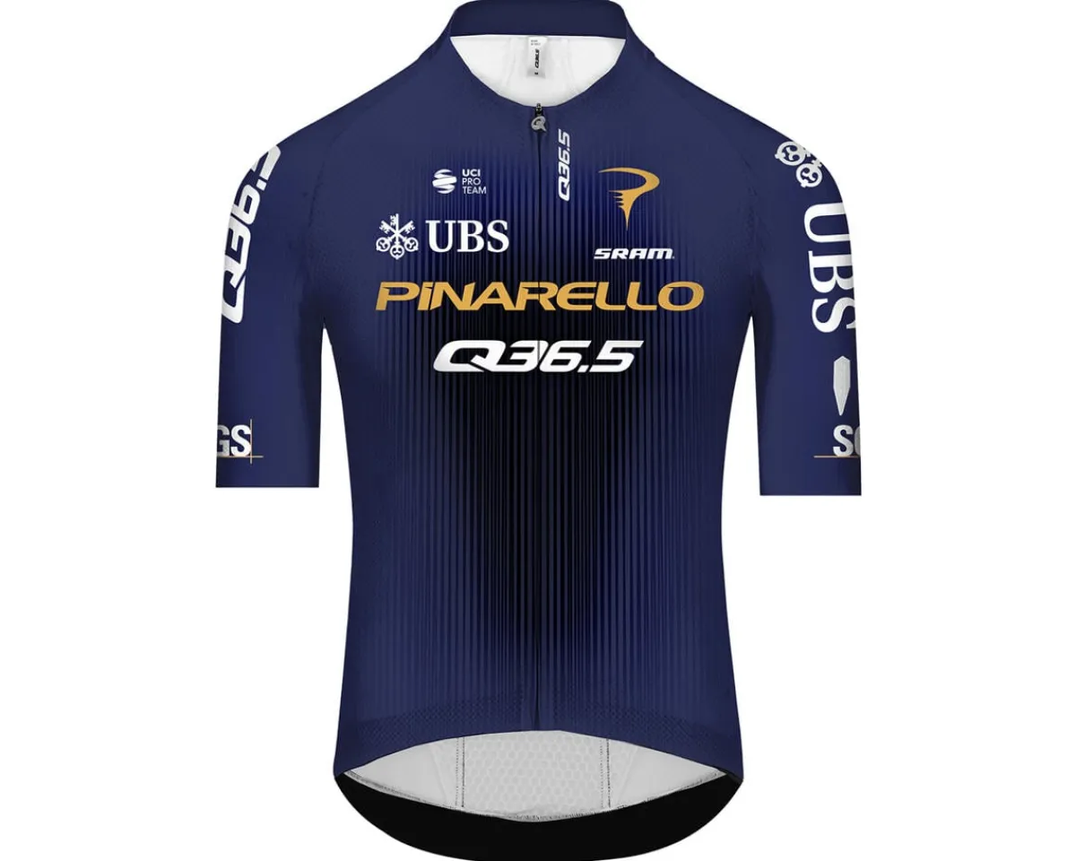 Q36.5 Jerseys|Summer Essentials|Gregarius Clima Pinarello- Pro Cycling Team Edition Jersey (Blue) (S)