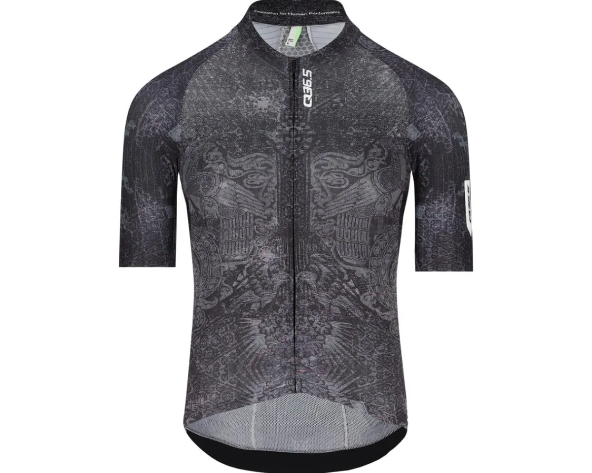 Q36.5 Jerseys|Summer Essentials|Gregarius Pro Damask Short Sleeve Jersey (Black) (S)