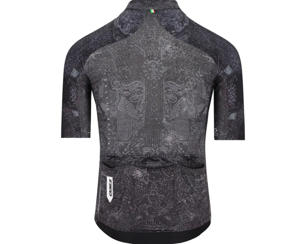 Q36.5 Jerseys|Summer Essentials|Gregarius Pro Damask Short Sleeve Jersey (Black) (S)