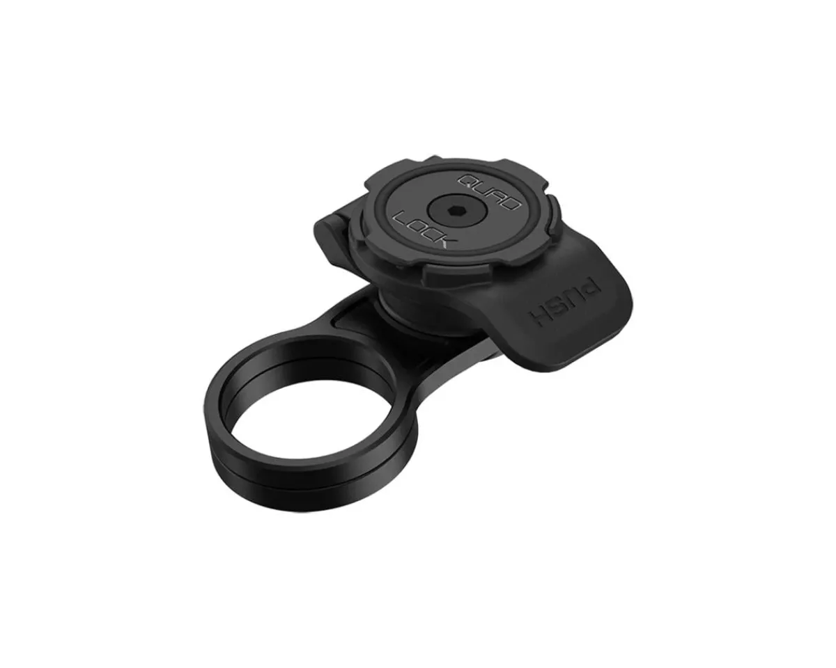 Quad Lock Mounts & Handlebar Accessories|Phone Case Stem Cap Mount (Black)