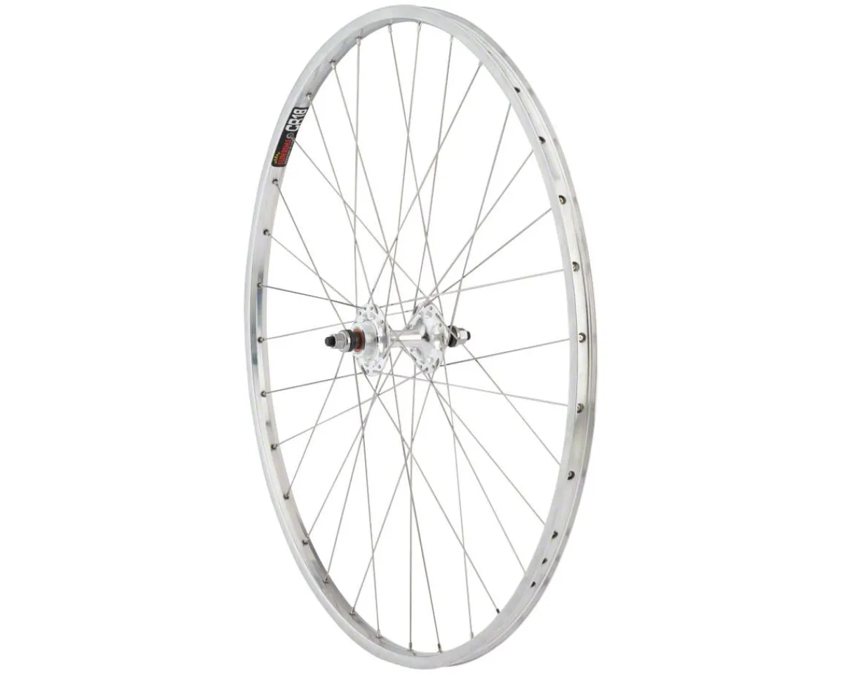 Quality Wheels Wheels & Parts|CR-18 Track Rear Wheel (27") (10 x 1 x 120mm) (Rim Brake) (Fixed/Freewheel) (Polished/Silver) (Clincher)