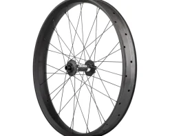 Quality Wheels Wheels & Parts|Custom Alex CF-1 Carbon DT Swiss 350 Disc Front Wheel (26" Fat) (15 x 150mm) (6-Bolt)