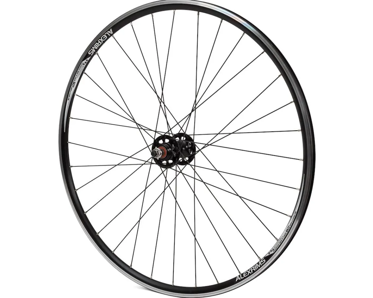Quality Wheels Wheels & Parts|Track Double Wall Rear Wheel (Black) (Freewheel) (10 x 120mm) (700c) (Flip-Flop Hub)
